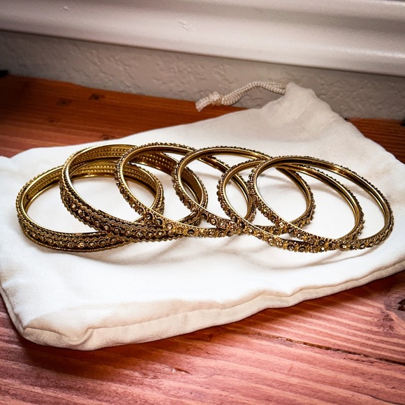 Rhinestone Bangle Bracelets - Picture 4 of 7